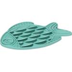 Flamingo силиконова Lick Pad за кучета и котки - тюркоаза риба 1 бр