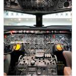 DIMEX ART Флизелинов фототапет изглед към пилотската кабина 225 x 250 см