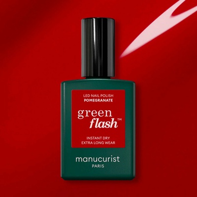 Manucurist Green Flash LED lak POMEGRANATE 15 ml