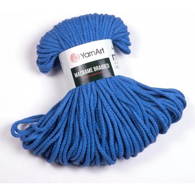 YarnArt Macrame Braided 5mm Barva: YarnArt Macrame Braided 786 modrá