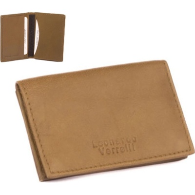 Leonardo Verrelli Pouzdro na karty kožené barevné – Zboží Mobilmania