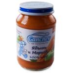 Ганчев пюре 100% плод ябълки и моркови