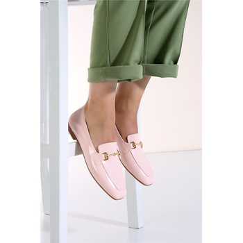 Moda Trend Дамски лачени обувки - Пудра #333764 (333764_Пудра)