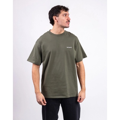 Carhartt WIP Script Embroidery leaf/white