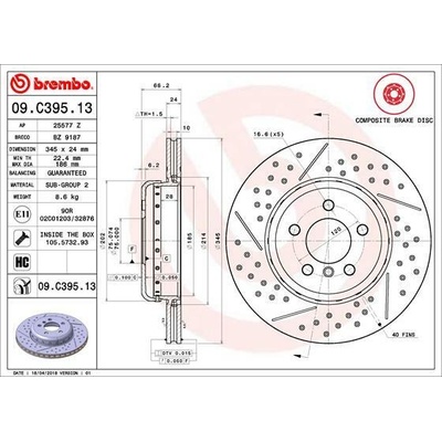 BREMBO 09.C395.13