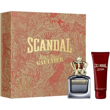 Jean Paul Gaultier Scandal Pour Homme Подаръчен комплект за мъже Размер EDT 50 ml + 75 ml душ гел