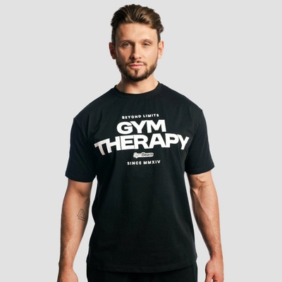 GymBeam tričko Gym Therapy Black