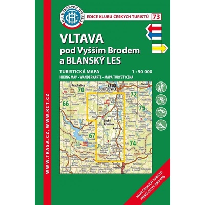 73 Vltava pod Vyšším Brodem a Blanský Les 1:50 000