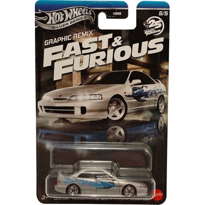 Mattel Hot Wheels Silver Series Fast and Furious Personalisé Acura Integra Sedan GSR