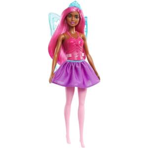 Barbie Mattel Barbie Вила Балетна Танцьорка - Кукла с Лилава Коса и По-Тъмен Тен (GXD60) (77970)