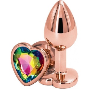 NS Novelties Анален разширител р. злато, цветно сърце