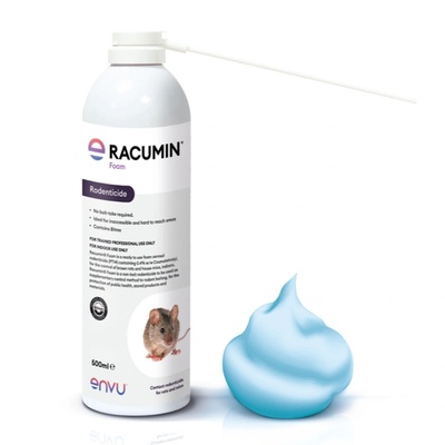 Отрова за плъхове и мишки Ракумин пяна за пукнатини и трудно достъпни места, 500 гр (1482-905)