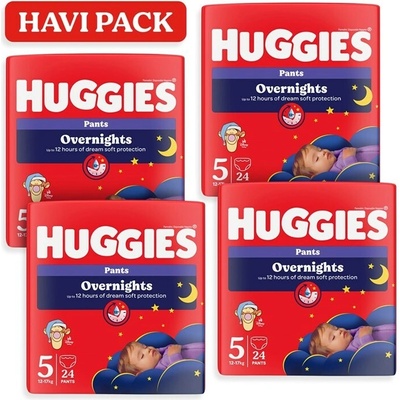 Huggies Overnights Pants 5 12-17 kg 24 ks