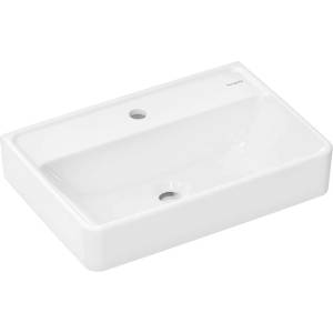 Hansgrohe Xanuia Q - Умивалник 55x37 см, без преливник, отвор за смесител, бял 60211450 (60211450)