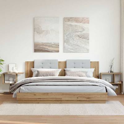 vidaXL Нощни шкафчета, 2 бр, 50x30x51, 5 см, инженерно дърво (856537)