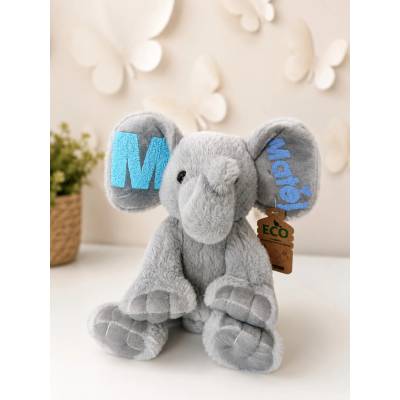 BabyTorty Plyšový slon s vlastným menom alebo textom 25 cm
