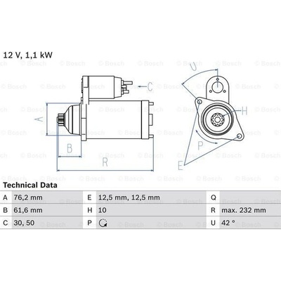BOSCH STARTER 0 986 018 920