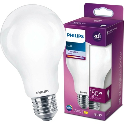 Philips 8718699764593 LED žárovka 1x17,5W E27 2452lm 4000K studená bílá, matná bílá, EyeComfort