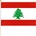 Libanon vlajka malá