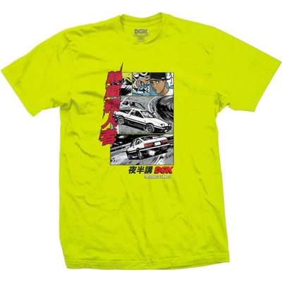 DGK Midnight Club Tee Safety green