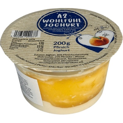 A2 Jogurt broskyňový 200 g