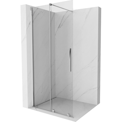 Mexen Velar плъзгащ се душ параван Walk-in 85 x 200 см, прозрачен 8 мм, хром (871-085-000-03-01)