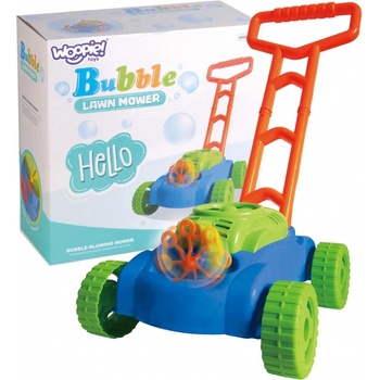 Kosačka vypúšťajúca mydlové bubliny