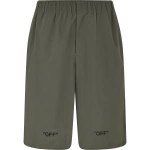 Off White Къси панталони Off White Mens Woven Shorts - Army Green