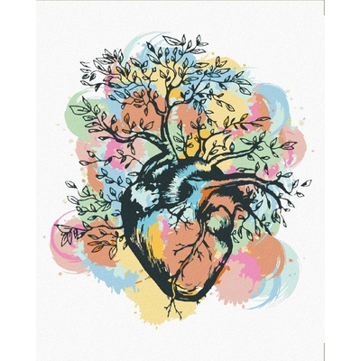 zuty Malování Podle Čísel Příroda V Srdci 80 x 100 Cm Plátno