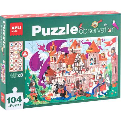 Apli Pozorovací Kids Hrad 104 dílků