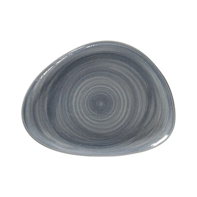 RAK Porcelain Spot tanier plytký 28 x 22,5 cm, sivomodrý SJDFLFP28-12