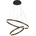 Brilagi - LED димируема люстра на кабел CIRCLE LED/70W/230V 3000-6500K черна+ДУ (BG1416)
