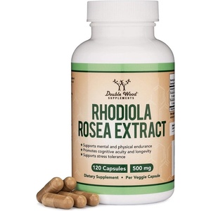 Double Wood Supplements Rhodiola Rosea Extract - Златен корен екстракт, 120 капсули Double Wood (UEK187 DW)