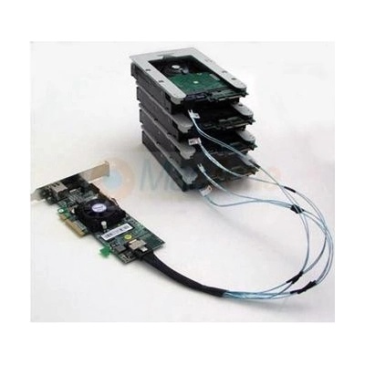 Max Connect montážní kit MacPro pro 4x 3,5" HDD miniSAS Tray pro Apple MacPro 2009-2012