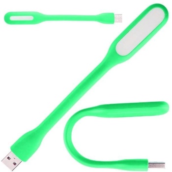 USB lampička 6x LED zelená