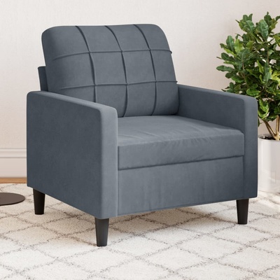 vidaXL 11461.4007605 tmavě šedé 60 cm samet