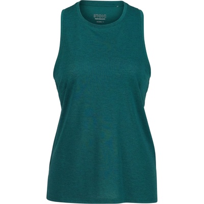 Stoic Дамски потник с широка презрамка Stoic Women's PerformanceMerino SpikenSt. Tank Tank top - Dark Ocean Green (916-4749-0413)