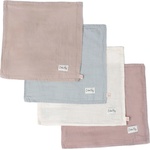 Cotton Hug Комплект малки кърпи Cotton Hug - 30 х 30 cm, 4 броя (CH043) - baby