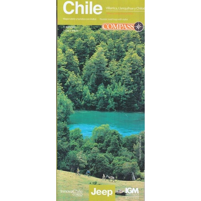 Chile #6, Villarrica, Llanquihue y Chiloé 1:400.000 cestovní mapa COMPASS