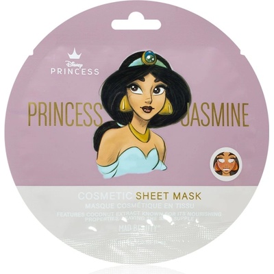 Mad Beauty Disney Princess Jasmine подхранваща платнена маска 25ml