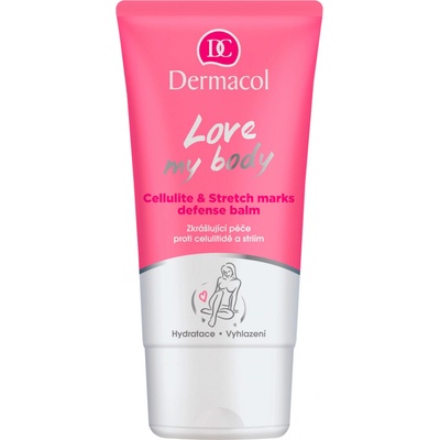 Dermacol Love My Body skrášľujúce starostlivosť proti celulitíde a striám ( Celluli te & Stretch Mark s Defense Balm) 150 ml