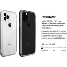 Pouzdro LAUT Exoframe iPhone 11 Pro - stříbrné