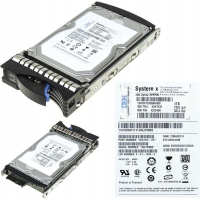 IBM 1TB 7.2k SATA 3Gb 3.5'', 42C0402, 43W7633