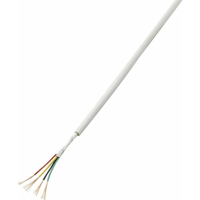 Tru Components 1571729 alarmový kabel LiYY 6 x 0.22 mm² bílá 50 m