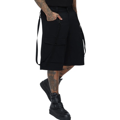 KILLSTAR мъжки къси панталони KILLSTAR x KIHILIST - Sacred Skull - Black - KSRA014445