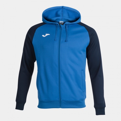 Joma Academy IV mikina na zip s kapucí dětská modrá tmavě modrá