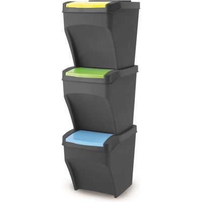 Recykle BIN Kôš na triedený odpad 3 x 25 l