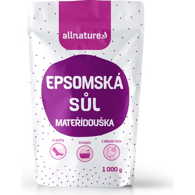 Allnature Epsomská sůl Mateřídouška 1000 g – Zboží Dáma