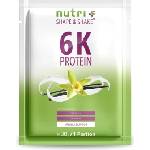 nutri + Пробен размер на веган протеин на прах 6K - Vanilla