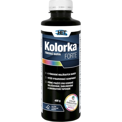 Het Kolorka Forte 400g KF 0196 černá